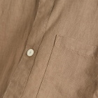 MKI Men's Linen Box Dress Shirt in Mushroom