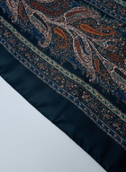 Saint Laurent Paisley Silk Square Scarf