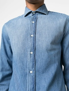 BRUNELLO CUCINELLI - Denim Cotton Shirt