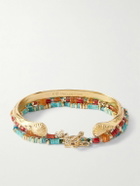 Peyote Bird - Set of Three Gold-Plated Multi-Stone Bracelet