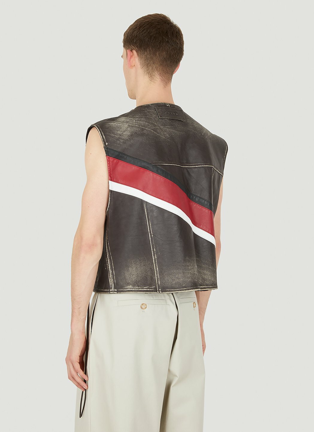 Eytys Harper Graphic Vintage Sleeveless Jacket