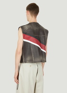 Eytys Harper Graphic Vintage Sleeveless Jacket