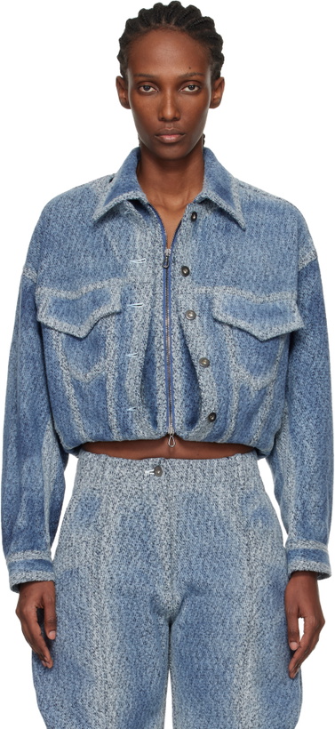 Photo: Kiko Kostadinov Blue Centennial Denim Jacket