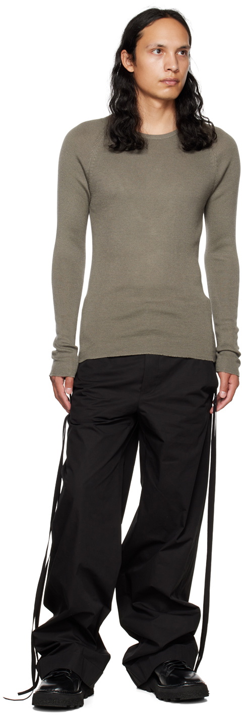 Label Under Construction Gray Thermal Sweater