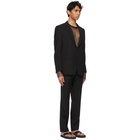 Dries Van Noten Black Twill Suit