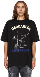 Dsquared2 Black South America Slouch T-Shirt