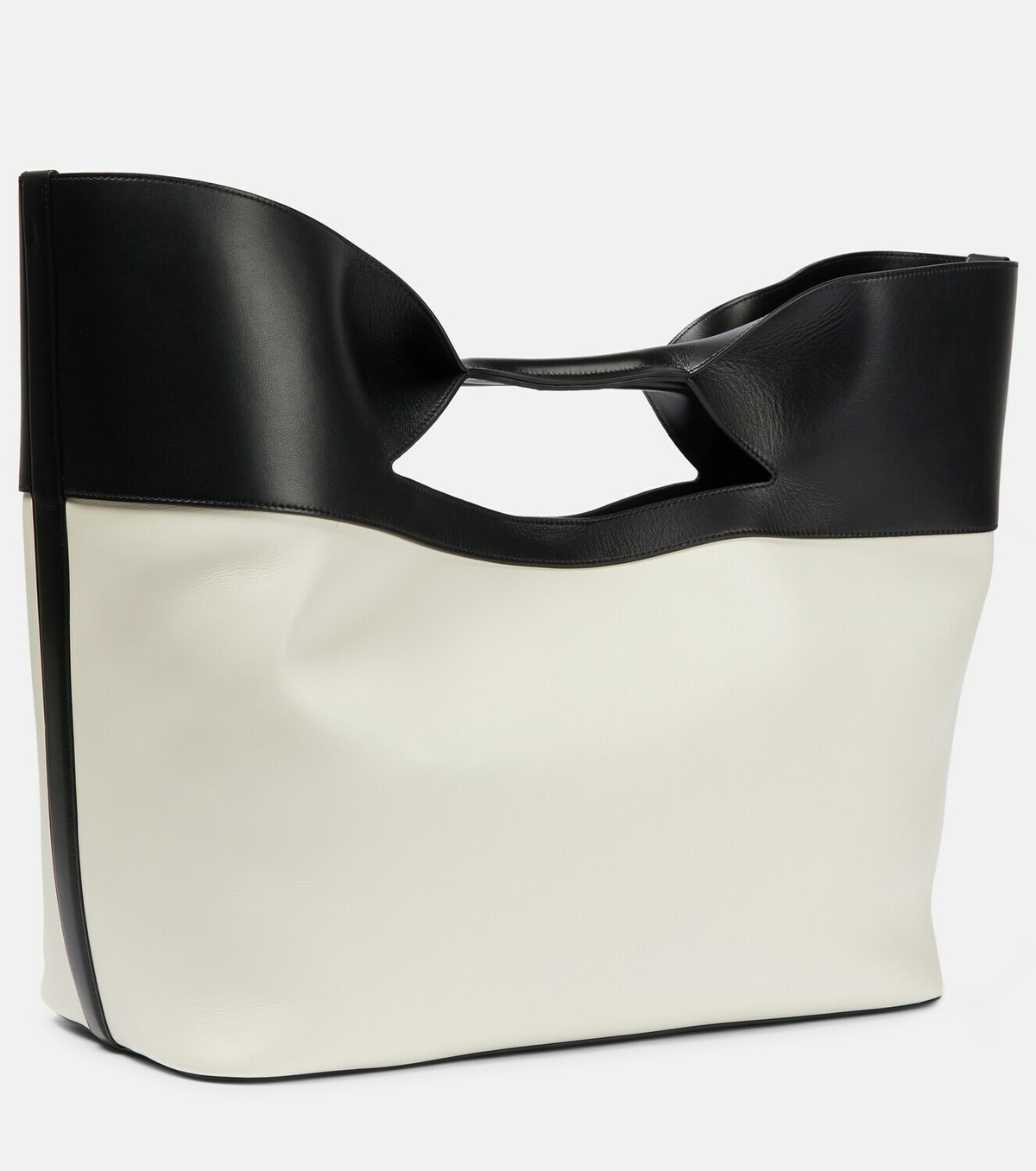 Alexander Mcqueen Small Bow Seal Padded Tote Bag