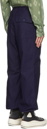 NEEDLES Navy String Fatigue Trousers