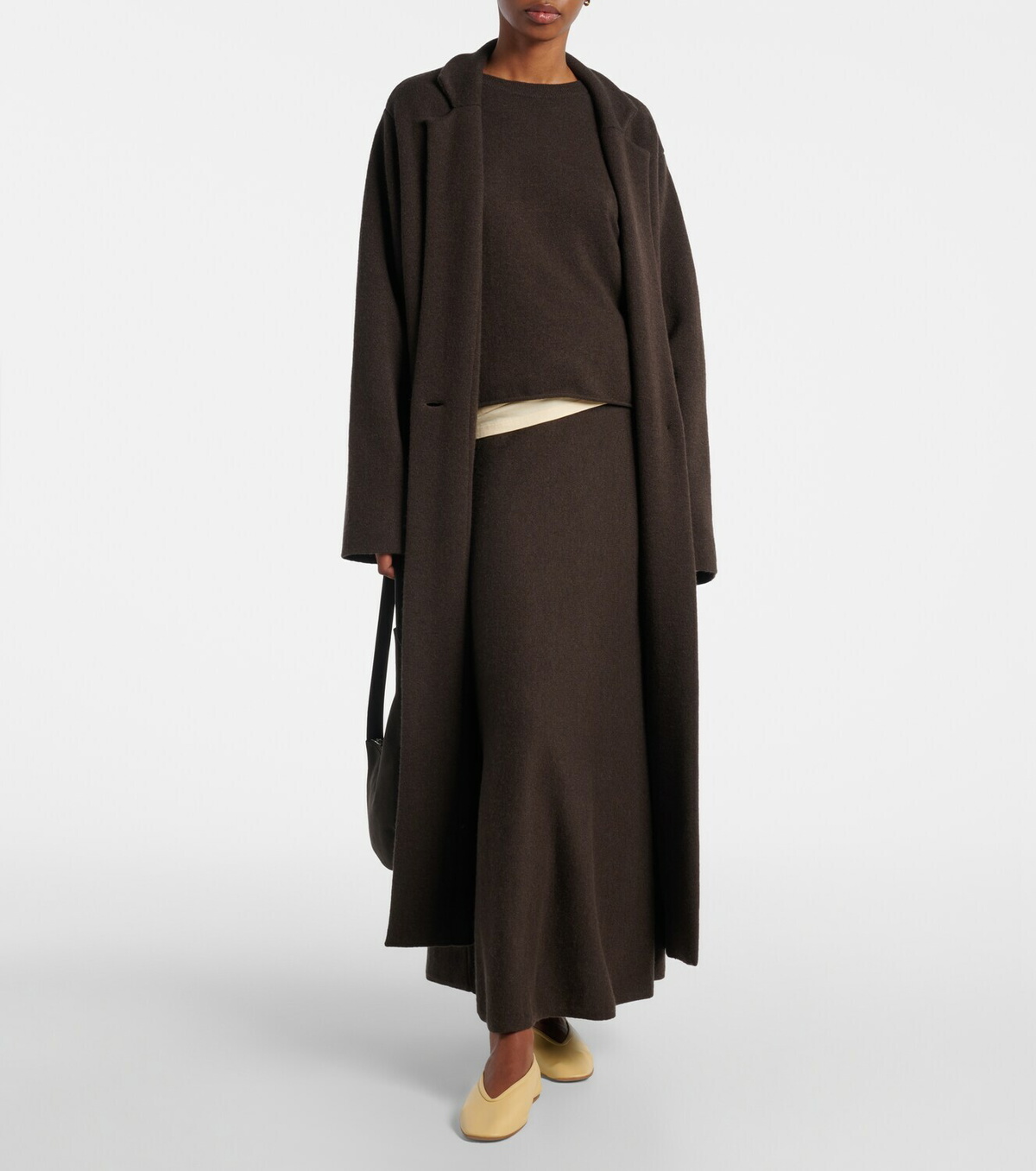Lisa Yang Amie single-breasted cashmere coat