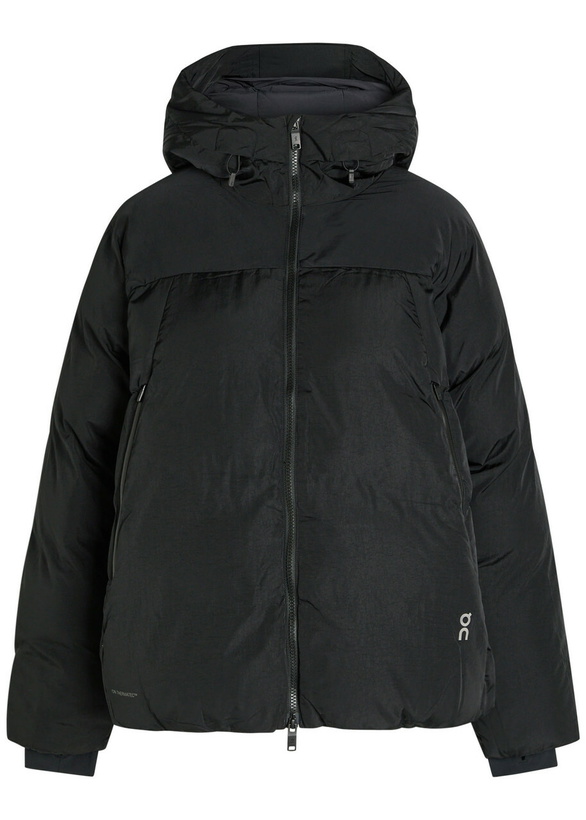 Photo: ON All-day Padded Hooded Nylon Jacket Black