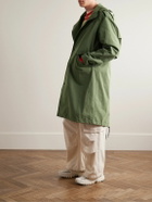 A.P.C. - Antonny Cotton-Blend Hooded Parka - Green