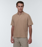 Loro Piana Cotton and linen polo shirt