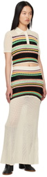 Chloé Multicolor Paneled Polo