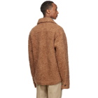 Marni Brown Teddy Wool Jacket