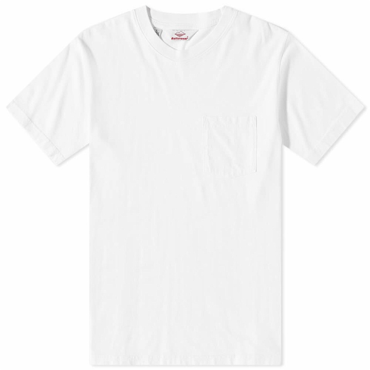 Photo: Battenwear Men's Pocket T-Shirt in White