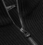 Belstaff - Slim-Fit Ribbed Cotton Zip-Up Cardigan - Men - Black