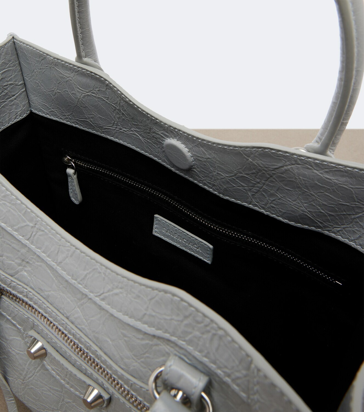 Balenciaga Le City Mini leather top-handle bag