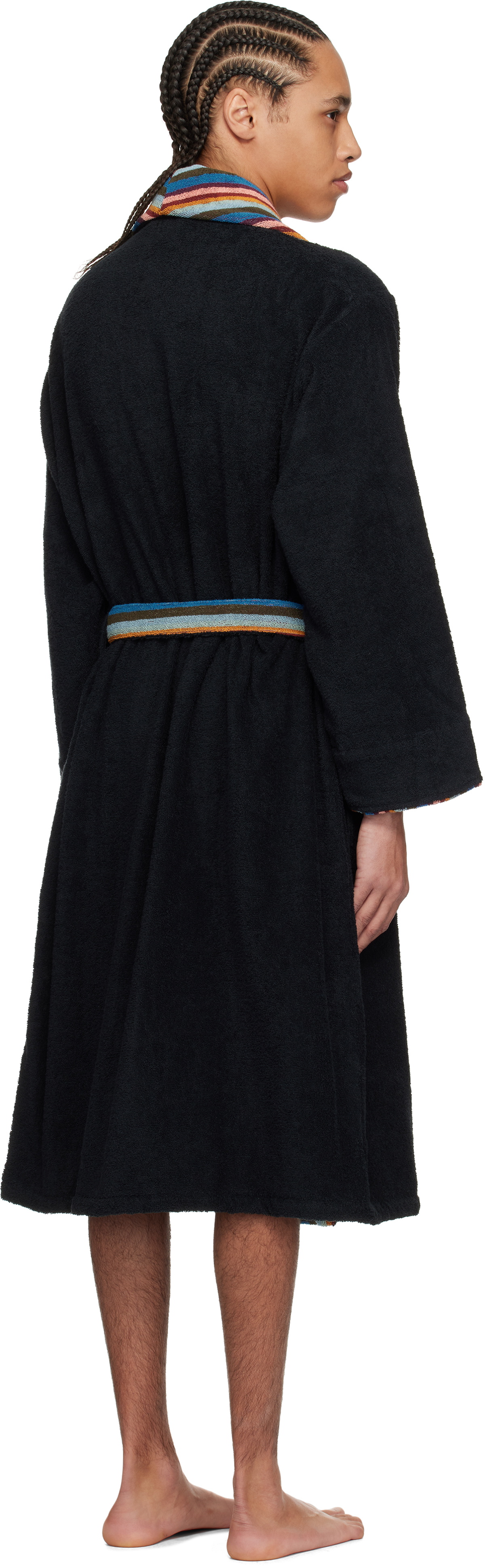 Paul Smith Black Artist Stripe Robe
