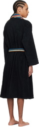 Paul Smith Black Artist Stripe Robe