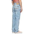 Nudie Jeans Blue Sleepy Sixten Jeans