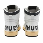 Rhude Men's Rhecess Hi-Top Sneakers in White/Black