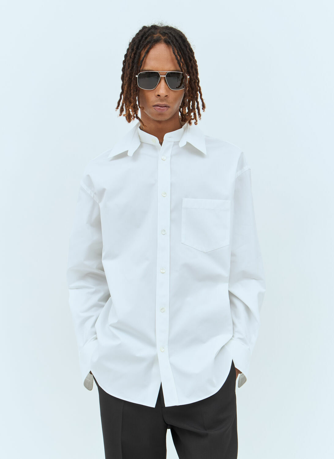 Gucci Navigator Frame Sunglasses
