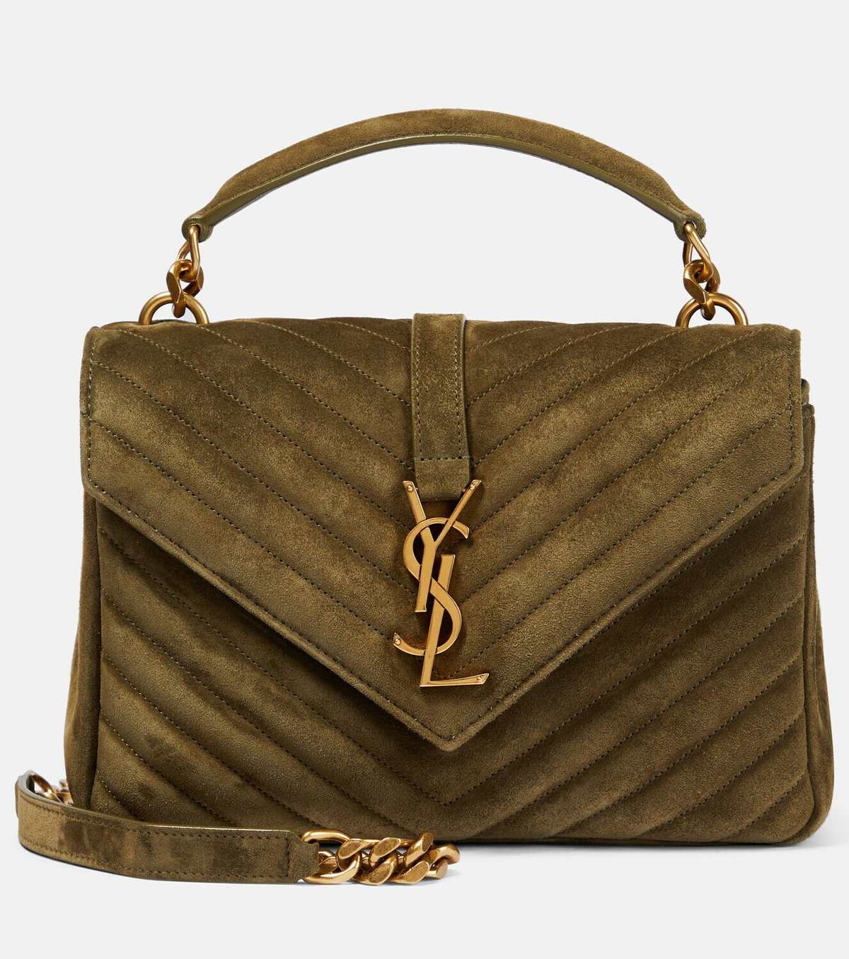 Ysl suede crossbody discount bag