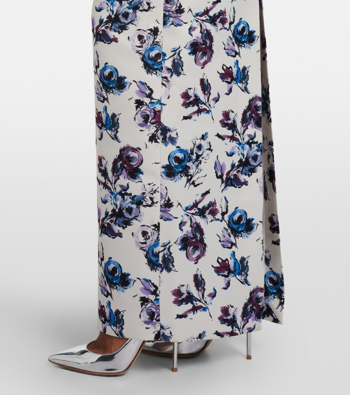 Emilia Wickstead Laelia floral bustier gown