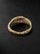 HEALERS FINE JEWELRY - Recycled Gold Garnet Ring - Pink