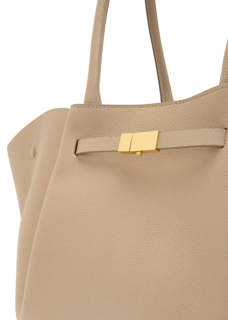 Demellier The New York Grained Leather Tote bag - Taupe - One Size