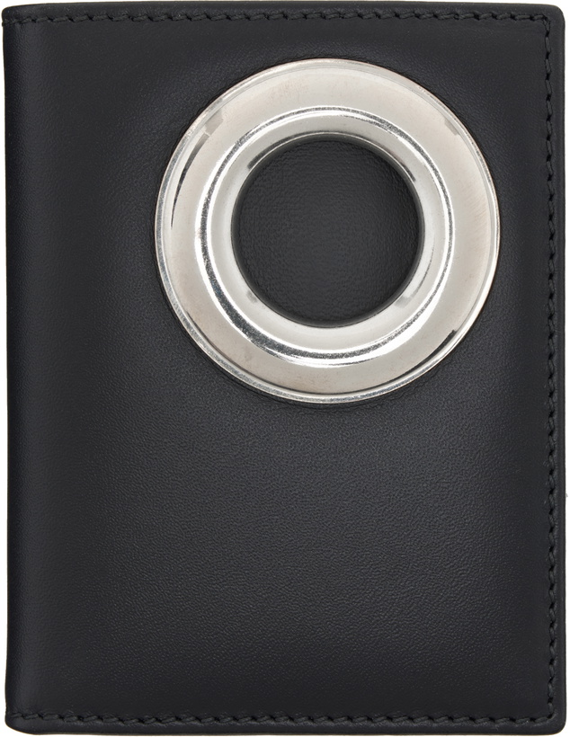 Photo: COMME des GARÇONS WALLETS Black Eyelet Wallet
