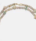 Ileana Makri Beaded necklace with gemstones