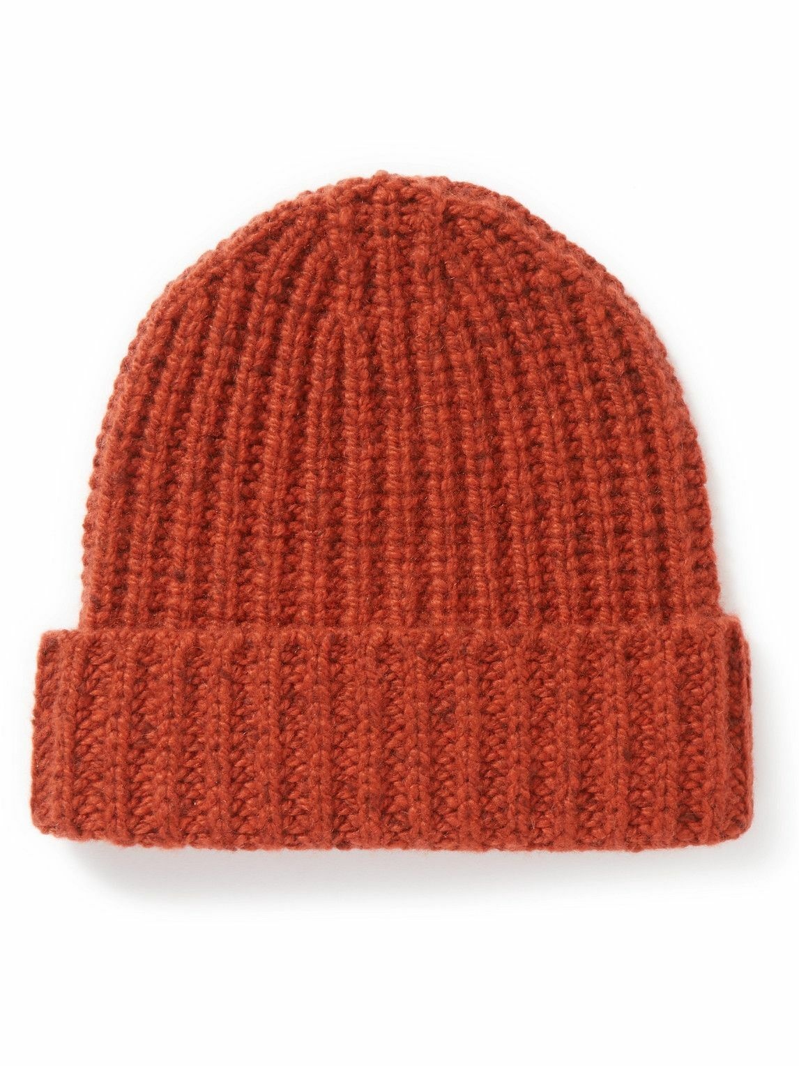 Photo: Johnstons of Elgin - Ribbed Donegal Cashmere Beanie