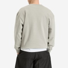 Uniform Experiment Men's Stencil Logo Sweatshirt in Light Gray