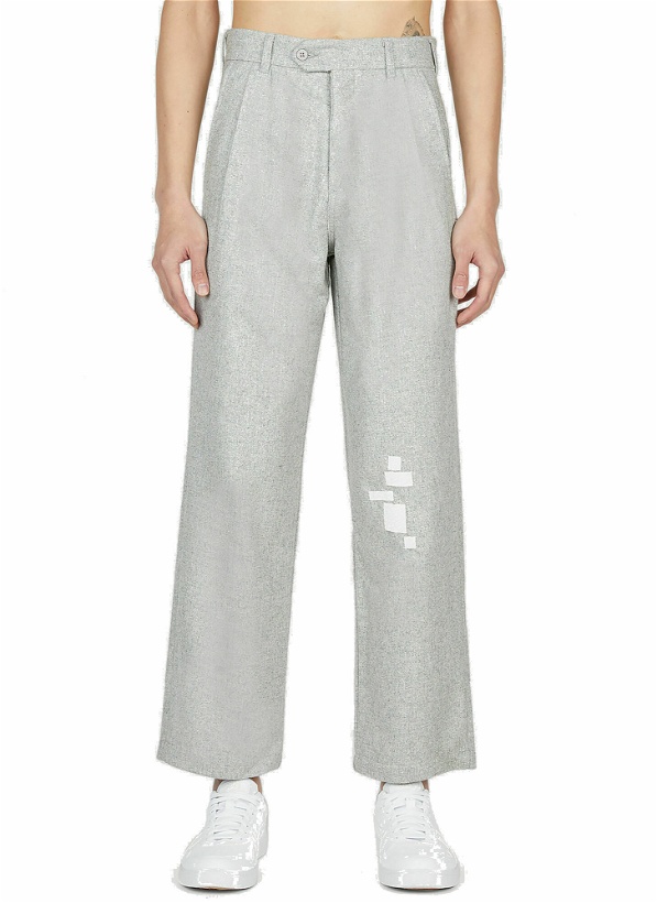 Photo: Saintwoods - Patch Wool Pants in Grey