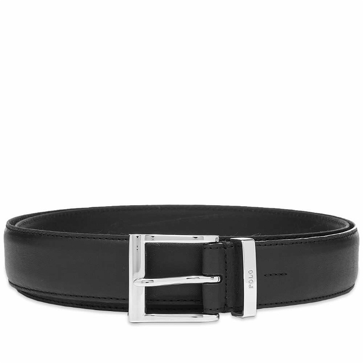 Photo: Polo Ralph Lauren Men's Leather Casual Belt in Black