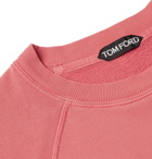 TOM FORD - Loopback Cotton-Blend Jersey Sweatshirt - Pink