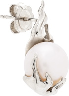 Alan Crocetti SSENSE Exclusive Pearl In Heat Single Earring
