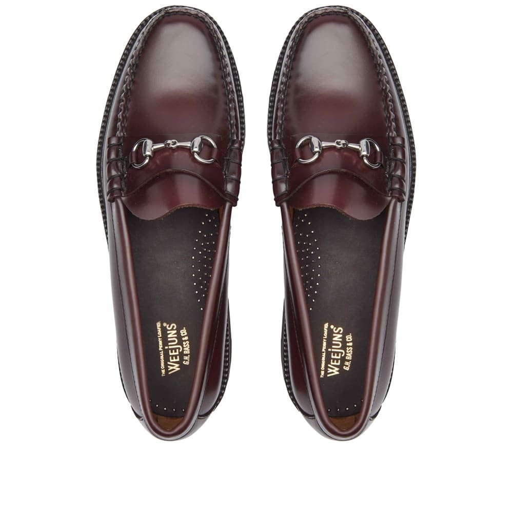 Bass Weejuns Men's 90s Lincoln Horse Bit Loafer in Wine Leather Bass ...