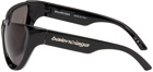Balenciaga Black Cat-Eye Sunglasses