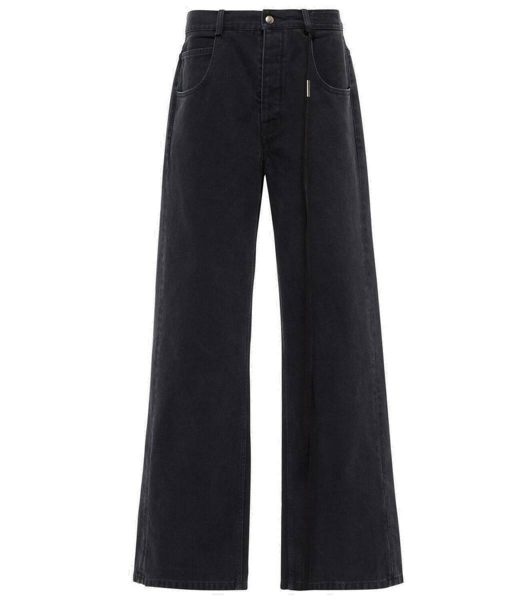 【関税込み】Ann Demeulemeester ジーンズ Ann Demeulemeester Claire high-rise wide-leg jeans Ann