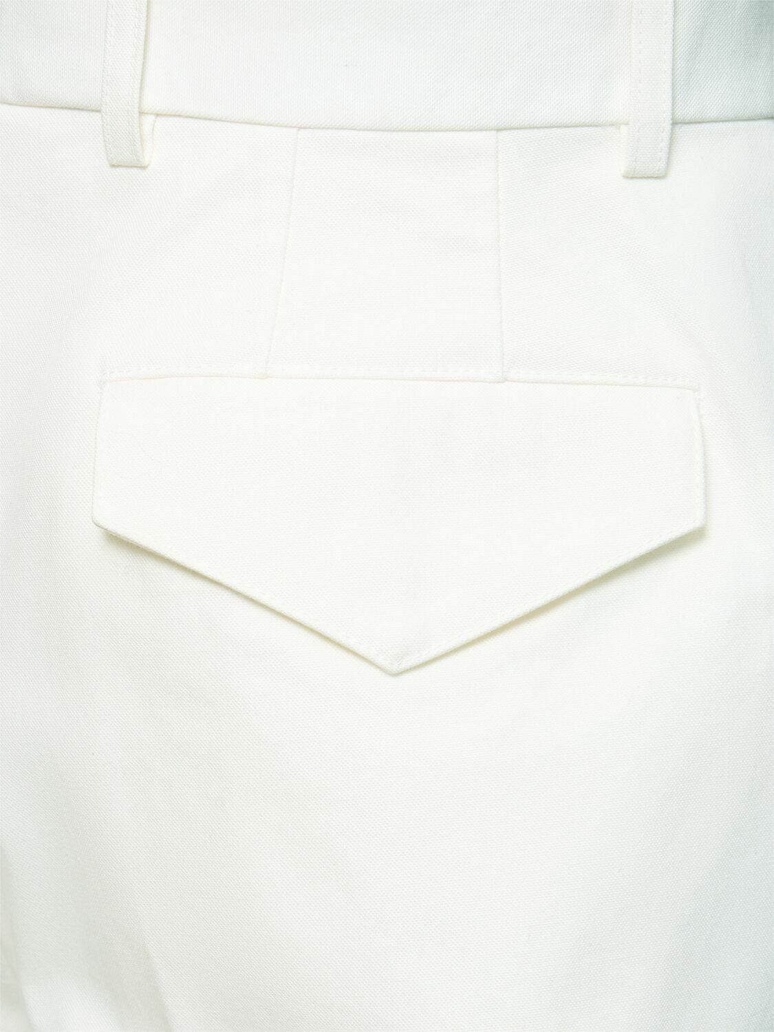 JIL SANDER - Wide Leg Cotton Gabardine Pants Jil Sander
