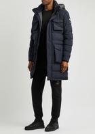 Sandbanks Branksome Quilted Shell Coat Navy