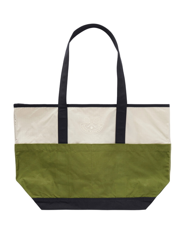 Photo: Drake's - Logo-Embroidered Canvas Tote Bag