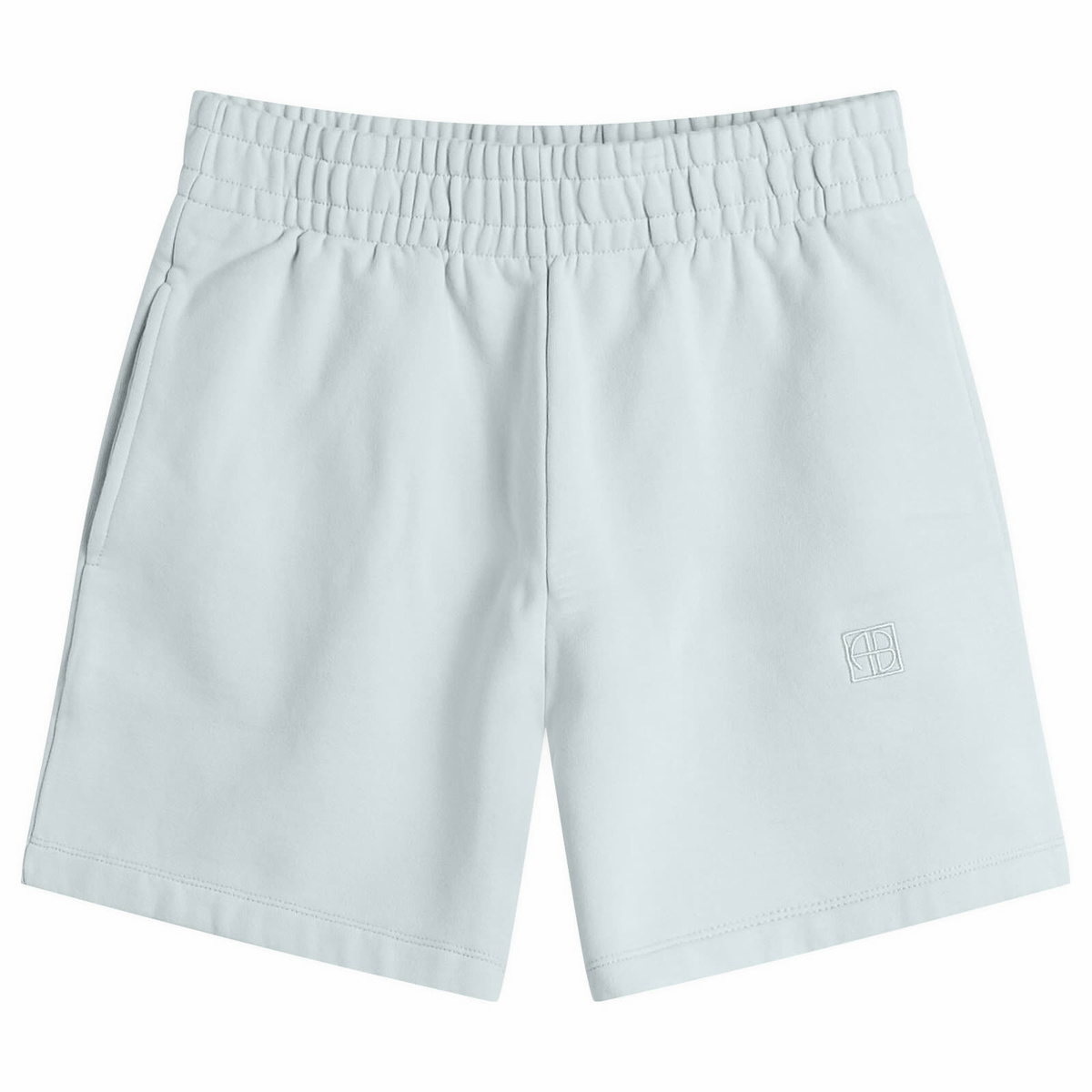 Anine Bing Women's Kam Sweat Shorts in Light Blue