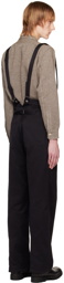 Taiga Takahashi Black LOT .208 Cinchback Trousers