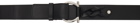 Salvatore Ferragamo Black Leather Belt