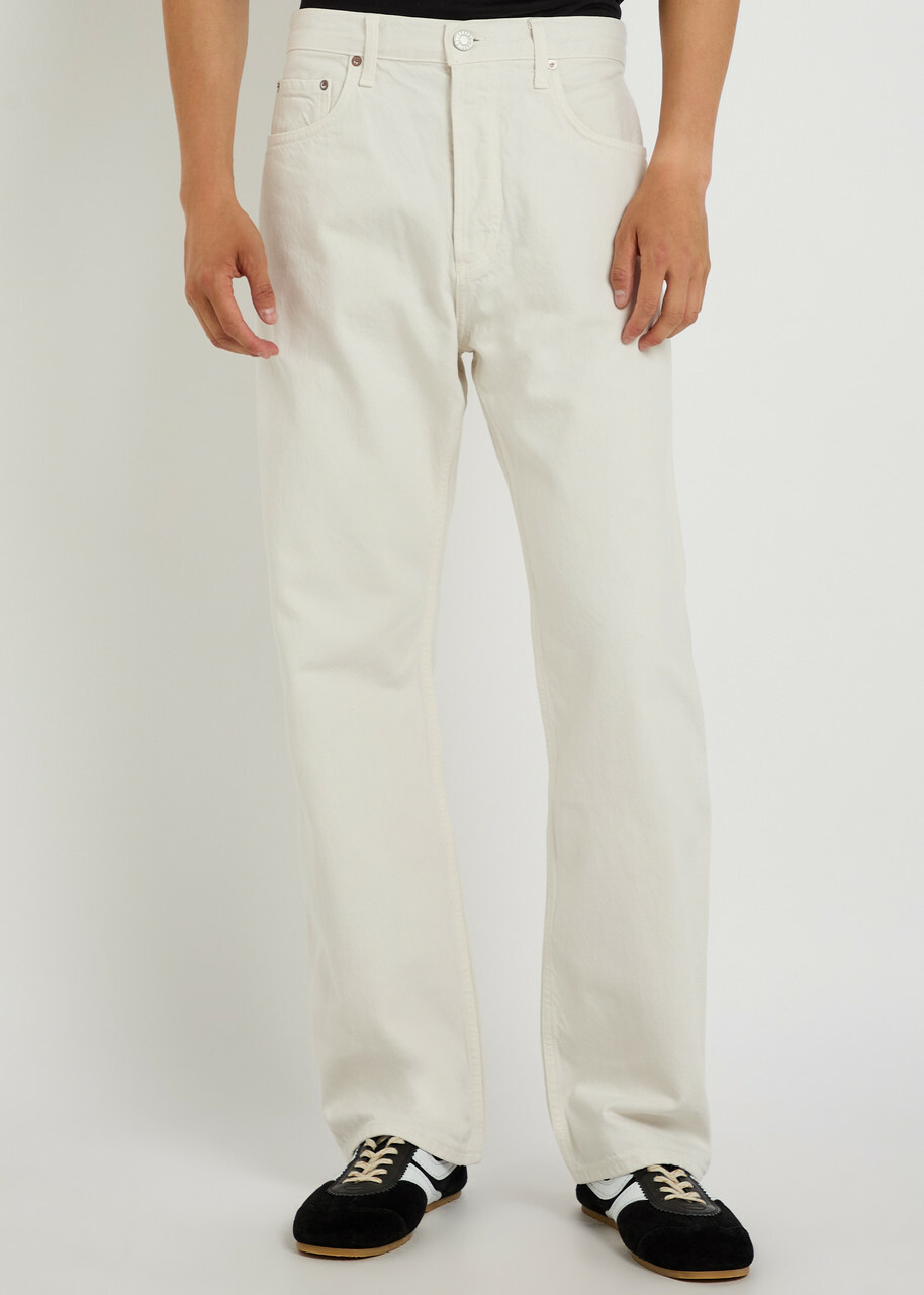 Agolde Magnus Straight-leg Jeans White