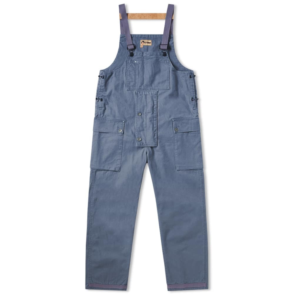 Nigel Cabourn x Lybro Naval Dungaree Blue Nigel Cabourn