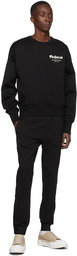 Alexander McQueen Black French Terry Lounge Pants